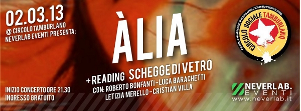 “schegge di vetro”, il reading-concerto