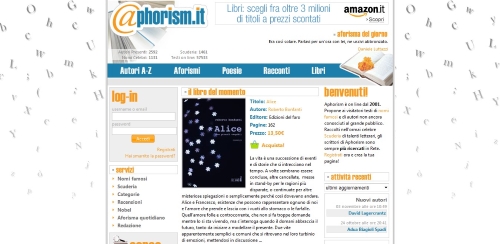 libro del momento su Aphorism