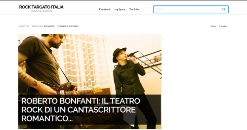 intervista su Rock Targato Italia
