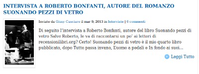 intervista su RecensioniLibri.org