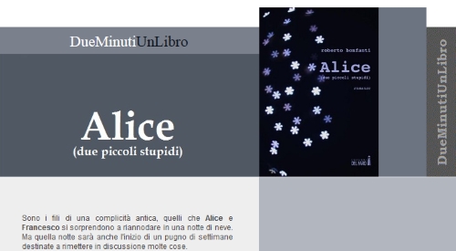 “Alice” su DueMinutiUnLibro
